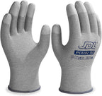 JDL ESD Work Gloves, Anti-Static Gloves for PC Building, Computer Installation & Repair, High Resistance Carbon Fiber Gloves, X-Large