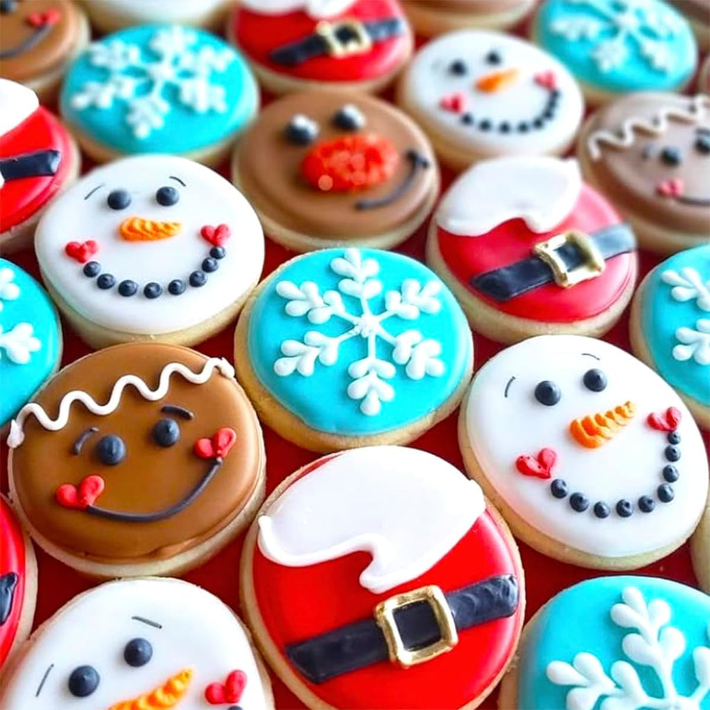 Round Cookie Cutters Set 12Pcs, Metal Cookie Cutters Sturdy Dough Molds with Case, Basic Biscuit Cutter for Fondant Pancake Baking Decorations Holiday Birthday Party