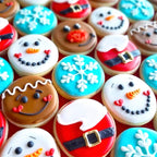 Round Cookie Cutters Set 12Pcs, Metal Cookie Cutters Sturdy Dough Molds with Case, Basic Biscuit Cutter for Fondant Pancake Baking Decorations Holiday Birthday Party