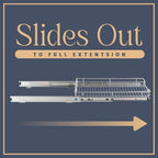 HOLDN’ STORAGE Pull Out Cabinet Organizer, Heavy Duty-w/Lifetime Limited Warranty -11”W x 18”D-Requires At Least 12-1/4” Cabinet Opening, Steel Metal Cabinet Drawers Slide Out, Chrome Finish