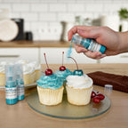Bakell - Teal Tinker Dust (4g, 1x Mini Spray Pump) Edible Glitter for Food, Desserts, and Beverages!
