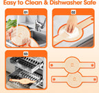 Silicone Bread Sling Dutch Oven，2 PCS Silicone Baking Mat Set，Non-Stick & Easy Clean Reusable Bread Mat With Extra Long Handles, Bread Baking Mat for Sourdough Transfer