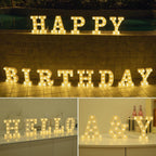 Foaky Light Up Letters,Marquee Letters,Engagement Party Decorations Letter Lights Sign for Night Light Wedding Birthday Party Christmas Lamp Home Bar Decoration (A)