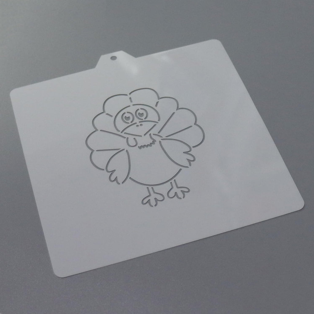 Thanksgiving Turkey Cookie cutter and stencil set Baking stencils and cutters bundle DIY bakery decorating kit Thanksgiving Cookie cutter with stencils Icing stencil and cookie cutter combo(Turkey)