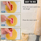 8 Pcs Ocean Cookie Cutters Set Baking Molds 3D Ocean Press type Cookie Cutter for Baking, Fondant, Cheese, and Pastries