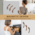 Innovative Magnetic Bread Lame Bread Scoring Tool,Bread Lame Cutter,Bread Scoring Knife for Bread Baking & Sourdough Baking,Bread Razor Tool with 5 Razor Blades-Black Walnut Wood