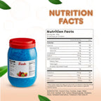 New Fanale Coconut Jelly Topping nata de coco for Boba Tea | Ice Cream | Yogurt | Smoothie | Milk Tea | Desserts Blueberry Heart Shaped, 6.6 pound (Pack of 4)| JEL027-CS