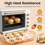 Silicone Muffin Pans for Baking 2 Pack, 2.6 Inch with Metal Reinforced Frame, Regular Size Nonstick Cupcake Pan 12 Cups for Baking Homemade Muffins, Dishwasher Safe BPA Free-Light Yellow