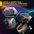 HOMEXCEL Car Drying Towels, 2 Pack Professional Microfiber Towels for Cars, Scratch-Free, Highly Absorbent Drying Towel for Cars, SUVs, RVs, Trucks, and Boats, 35 x 25 inch, Grey