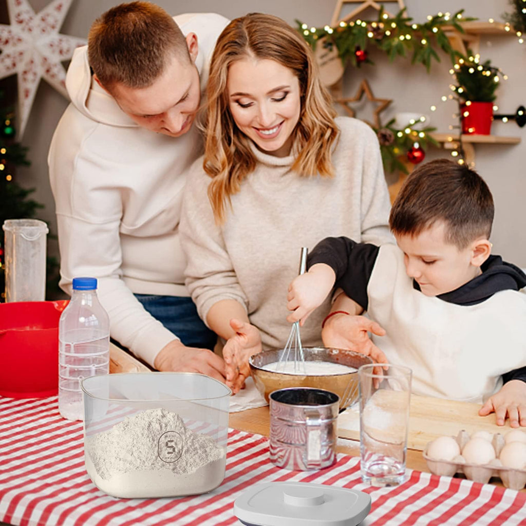 10 Lbs Storage Container Bin Rice Dispenser with Measuring Cup Food Cereal Container Bins Household for Kitchen Pantry Organization