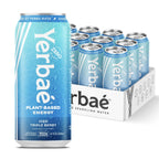 Yerbaé Energy Beverage - Iced Triple Berry, 0 Sugar, 0 Calories, 0 Carbs, Energized by Yerba Mate. Yerbae is a Plant-Based, Healthy Alternative to Sugary Energy Drinks, 16oz cans (12 Pack)