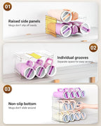 Larger Water Bottle Holder for Stanley Quencher H2.0 Tumbler with Handle, Cabinet Organizer for Stanley Cup Accessories, Kitchen Organizers and Storage for Tumbler Mug Cup Gifts (Larger-12-bottle)