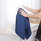 Homaxy 100% Cotton Waffle Weave Kitchen Dish Towels, Ultra Soft Absorbent Quick Drying Cleaning Towel, 13 x 28 Inches, 24-Pack, Navy Blue