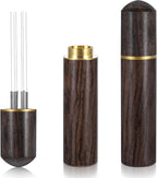 Espresso Needle Distributor,6 Needles 0.3mm Espresso Coffee Stirrer,Coffee Stirring Tool,Professional Barista Espresso Distribution Tool,Natural Wood Handle,Espresso Machine Accessories,Brown