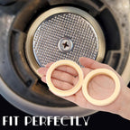 2PCS 54mm Silicone Steam Ring for Breville Espresso Machine, Espresso Machine Accessories for Breville 878/870/860/840/810/500/450 and Sage 500/870/875/880/810/878 Grouphead Gasket Replacement Part