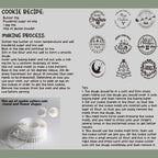 2025 Personalized Christmas Cookie Stamp Unique 3D Embossed Design Fun Tool for Baking Art (D)