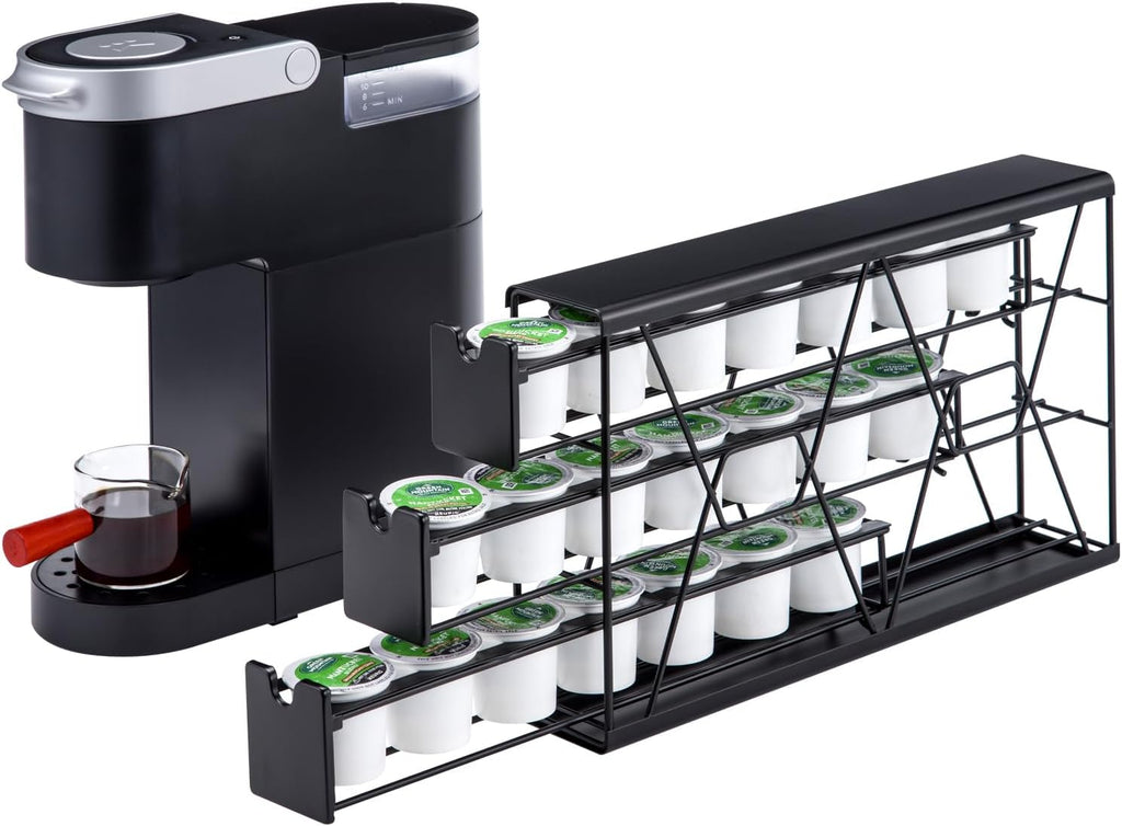 ZCDCP for K Cup Coffee Pod Holder, K Cup Holder Drawer Wall Mounted Coffee Pod Organiser (Holds 21 Coffee Pods)