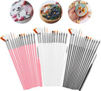 Cake Painting Brushes, 45 Pcs Cake Decorating Brushes Fondant Sugar DIY Tools Set Food Safe Baking Brush for Cake Cookie Icing Pastry