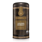 Teabloom Organic Golden Monkey Loose Leaf Tea, USDA Certified Organic Black Tea, Lingering Aroma with Smooth and Malty Flavor, 2.12 Ounce Loose Leaf Tea Canister Makes 35-50 Cups
