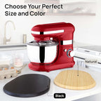 Ibyx Elegant Sliding Tray - Compatible with 4.5 Qt KitchenAid Stand Mixers and Other Heavy Appliances (Black)