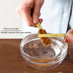 Wildone Gold Measuring Cups & Spoons Set of 21 - Includes 7 Stainless Steel Nesting Measuring Cups, 8 Measuring Spoons, 1 Leveler & 6 Mini Measuring Spoons, Ideal for Dry & Liquid Ingredients