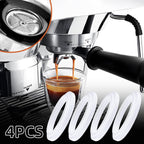 4 Pcs Replacement Gasket Seal Ring, 51mm Silicone Steam Ring Espresso Machine Repair Kit, Grouphead Gasket Replacement Part Compatible with De'longhi EC820 EC850 EC860 DEDICA EC680 EC685 Smeg