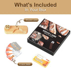 Bread Lame,Magnetic Wooden Dough Scoring Tool,Hand Crafted Sourdough Lame Scoring Tool for Sourdough Bread Baking with 5 Razor Blades