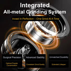 Coffee Grinder, Viesimple Gen 4, Single Dose Burr Coffee Grinders with Magnetic Dosing Cup, Electric Coffee Bean Grinder with Anti-Static Design, Espresso Grinder Compact & Quiet for Home Use Silver