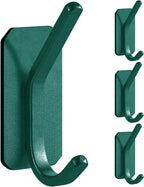 Paoli Heavy Duty Adhesive Wall Hooks (4, Emerald)