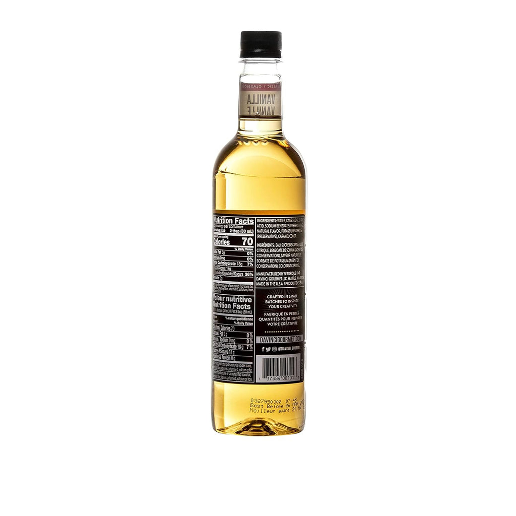 DaVinci Gourmet Classic Vanilla Syrup, 25.4 Fluid Ounces (Pack of 1)