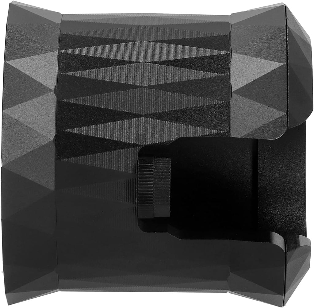 Coffee Portafilter Holder, Aluminum Alloy Coffee Tamper Stand Portafilter Stand Base for Coffee Machine (Matte Black)