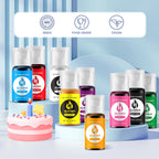 Gel Food Coloring - 10 Colors x 0.45 oz Concentrated Gel Based Food Dye Vibrant Icing Colors Professional-Grade Neon Food Color for Baking Cake Decorating Cookies Fondant
