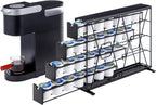 ZCDCP for K Cup Coffee Pod Holder, K Cup Holder Drawer Wall Mounted Coffee Pod Organiser (Holds 28 Coffee Pods)