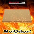 Unicook Pizza Stone for Oven and Grill, Rectangular Baking Pan 15 Inch x 12 Inch, Cordierite Large Cooking Oven Stone with Plastic Dough Scraper, Thermal Shock Resistant Pizza Pan