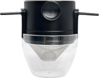 Stainless Steel Pour Over Coffee Dripper with Food-Grade PP Cup – Foldable, Reusable Filter for 1–2 Cups – Paperless, Portable & Easy to Clean – Perfect for Travel Camping Office