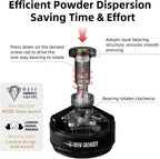 MHW-3BOMBER WDT Tool Espresso 58mm, Espresso Distribution Tool with Magnetic Base for Barista, Adjustable Depth Needle Distributor Tool, 0.25mm x 14 Coffee Stirrer Tools, YU Series CycloneT5849-OS