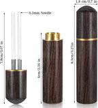 Espresso Needle Distributor,6 Needles 0.3mm Espresso Coffee Stirrer,Coffee Stirring Tool,Professional Barista Espresso Distribution Tool,Natural Wood Handle,Espresso Machine Accessories,Brown