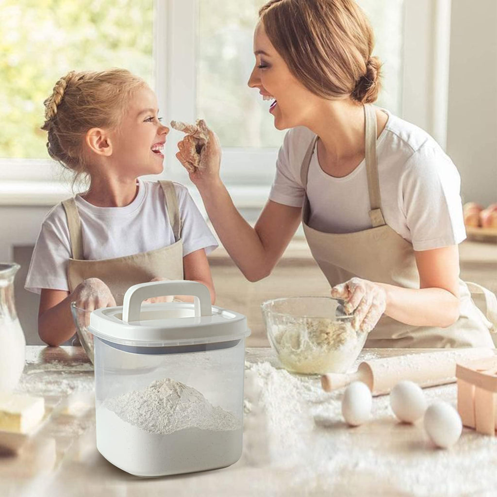 Rice Dispenser,10 Lbs Rice Container Storage with Measuring Cup Food Cereal Container Bins Household for Kitchen Pantry Organization