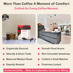 Uncharted Coffee 1850 Guatemala Whole Bean – Organic Single-Origin Medium Roast, Direct Trade, Balanced Flavor with Cocoa & Citrus Notes, Fresh Roasted, 9 oz Bag