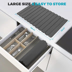 Extral Large Quick Dry Stone Drying Mat for Kitchen Counter,28x16 Inch Collapsible Eco-Friendly Absorbent Diatomaceous Earth Mat for Dishes Cups,Dish Drying Mats (Dark grey-Love shape, 28x16 inch)