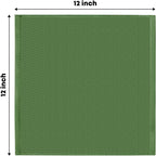Artoid Mode 100% Cotton Olive Green Waffle Weave Kitchen Dish Cloths, 12x12 Inch Ultra Soft Absorbent Quick Drying Kitchen Dish Towels Set of 6