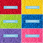 Sweets Indeed Sprinkles, Edible Sprinkle Mix, Perfect for Cake Decorations, Baking, Ice Cream, Cookies, Cupcake Topper (Rainbow Nonpareils)