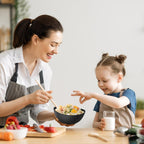 6.2'' Bamboo Fiber Cereal Bows Set of 6, Soup Bowls 24 Oz for Serving Salad, Snack, Side Dishes, Modern Oval Lightweight Bowls for Breakfast,Lunch and Dinner, Dishwasher and Freezer Safe(Matte black)