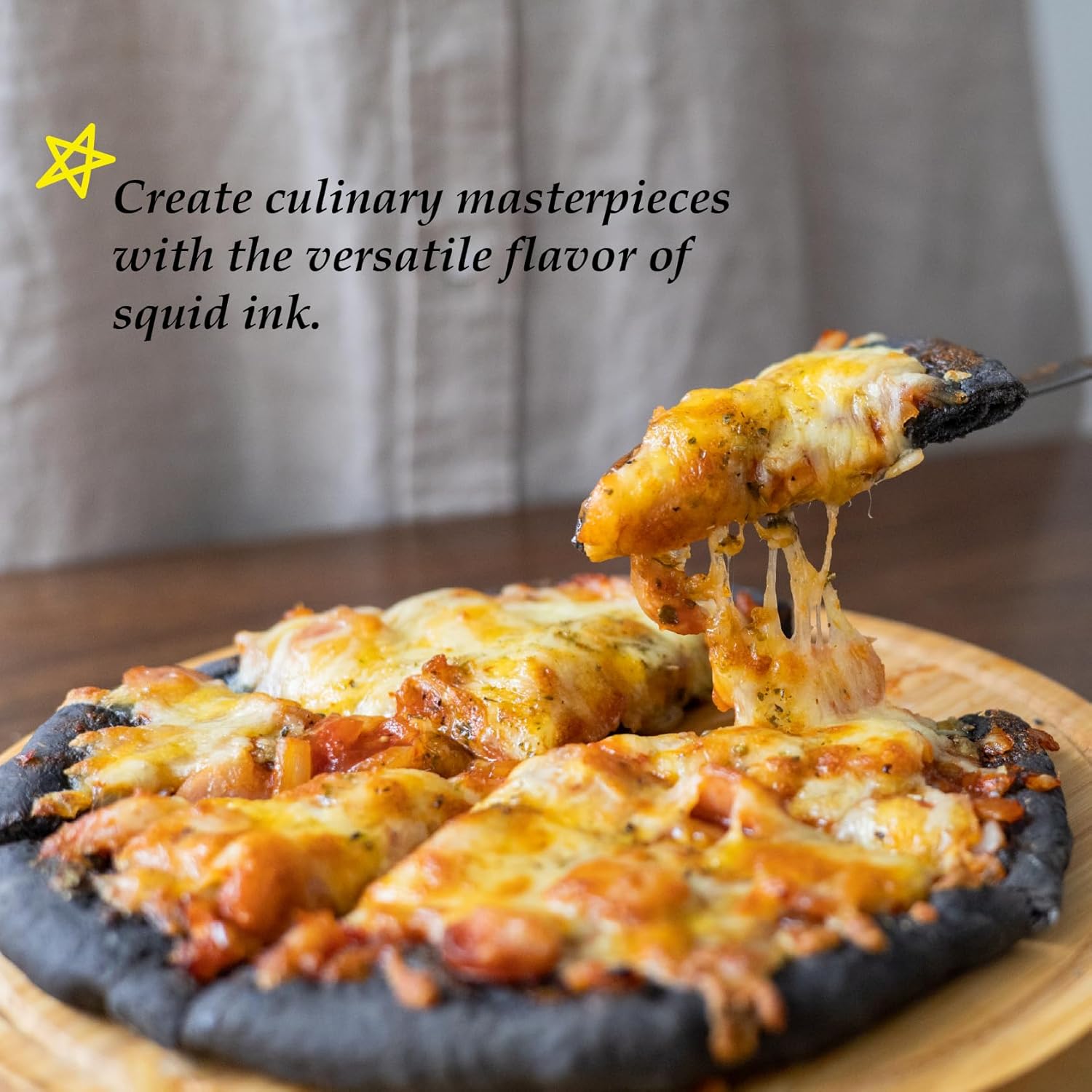 (5g x 20 Pack) Black Hut Squid Ink, Food Coloring Tinta Calamari for Rice Noodles Pasta Spaghetti Risotto, Cuttlefish Ink for Baking mix, Halal Certificate, Contains Molluscs, 3.53 oz / 100 g