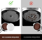 1000 Pcs Coffee Paper Filter for Espresso Coffee Maker, 51 mm Unbleached Espresso Filter Puck Screen Portafilter Paper Compatible with Breville Barista, Mr. Coffee and Other Espresso Machine