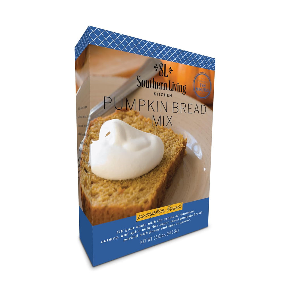 Southern Living Gourmet Pumpkin Bread Mix, Easy-to-Bake Delight, Perfect for Potlucks, Fall Dessert, Pumpkin Bread Mix, 1 Mix