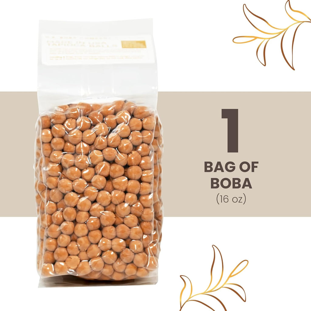 Boba Snob Boba Tea Making Kit, Bubble Tea Kit with Boba Gift Set, Boba Tea Maker Kit with 5 Premium Loose Leaf Teas, Tumbler, Two Stainless Steel Boba Straws, Teaspoon, and Tapioca Boba Pearls (Small)