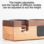 Espresso Tamping Station 58mm 54mm 51mm, Wood Portailter Holder Espresso Coffee Equipment, Espresso Machine Accessories, Barista Tools, Adjustable(Accessories not included)