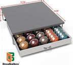 DecoBrothers Supreme Vertuoline Drawer, Holds with 30 Big or 60 Small Vertuoline Pods, Grey