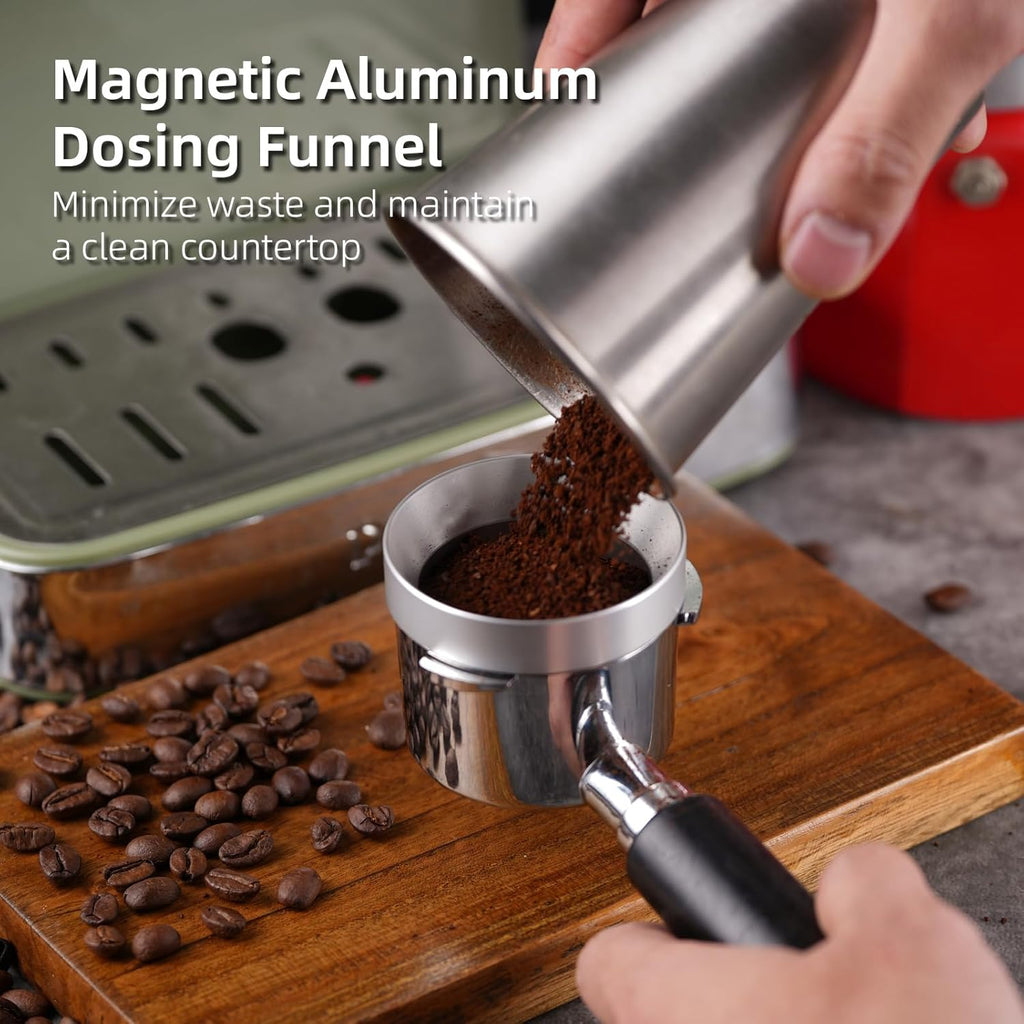 51mm WDT Tool Espresso Accessories Kit,GdHaHSP Dosing Funnel and Puck Screen Set,Espresso Stirrer Distribution Tool,Espresso Whisk for espresso tools